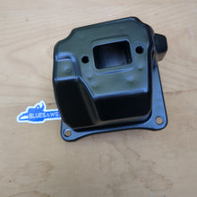 Load image into Gallery viewer, Hyway single port Muffler W Screen spark arrestor for STHL 044 046 MS440 MS460 OEM# 1128 140 0603 11281400603 BLUESAWS