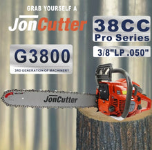 Load image into Gallery viewer, Joncutter 3800 38cc JonCutter Gasoline Chainsaw Power Head With 16” Bar and Chain