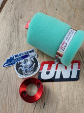 Load image into Gallery viewer, BLUESAWS Aluminum Velocity Stack, V-stack with Uni filter for ms361/G366, ms440/G444, ms660/G660 and others