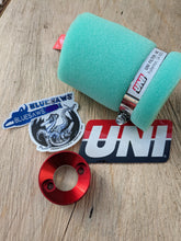 Load image into Gallery viewer, BLUESAWS Aluminum Velocity Stack, V-stack with Uni filter for ms361/G366, ms440/G444, ms660/G660 and others