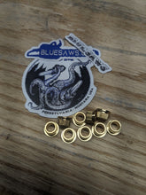 Load image into Gallery viewer, BLUESAWS Bulk 9-PACK BRASS INSERT, Bushing, Grommet for Stihl top cover oem# 0000 963 0808