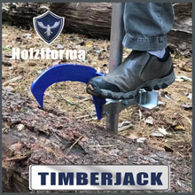 Load image into Gallery viewer, BLUESAWS Alloy Timberjack Wood Chuck Log Lifter Roller Fencing Jack Hook Detachable Tool Blue color With Two Jacks Blue saws