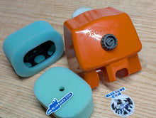 Load image into Gallery viewer, Bluesaws- Pro Flow(orange) high flow foam filter for MS660, All clone MS660 saws