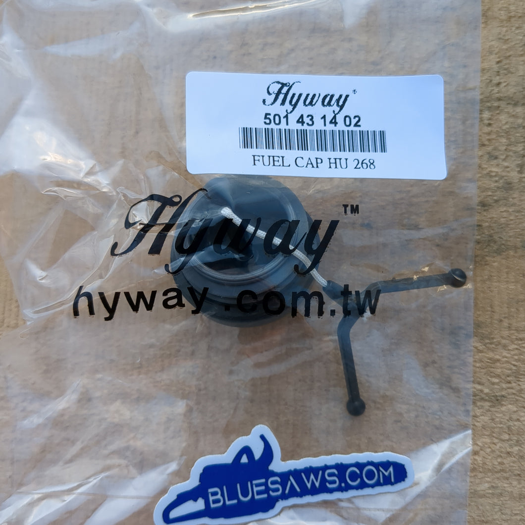 Hyway Fuel Cap For HUSKY 61 66 266 268 272 OEM# 501 43 14-02 bluesaws blue saws