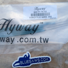 Load image into Gallery viewer, Hyway Throttle Wire for HUSKY 395, 394 OEM# 503-71-76-02 BLUESAWS blue saws
