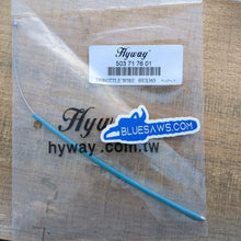 Load image into Gallery viewer, Hyway Throttle Wire for HUSKY 372, 371, 365 Replaces 503-71-76-01 BLUESAWS blue saws
