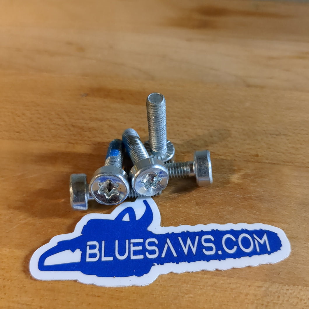 Bluesaws Spline Screw bulk pack of 5(five) T27- M5 x 20mm for Stihl OEM Part No. 9022 371 1020