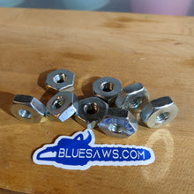 Load image into Gallery viewer, BLUESAWS Hyway 8 Pack  Bar Nut M8x1.25 For Sthl Saws 038, 009, 010, 011, 012, 017, 018, 024, 026, 028, 029, 039, 030, 031, 032, 034, 036, 041, 044, 046, 048, 056, 064, 066  OEM# 0000 955 0801
