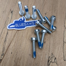 Load image into Gallery viewer, Bluesaws Spline Screw bulk pack of 10(ten) T27- M5 x 25mm for Stihl OEM Part No. 9022 341 1050

