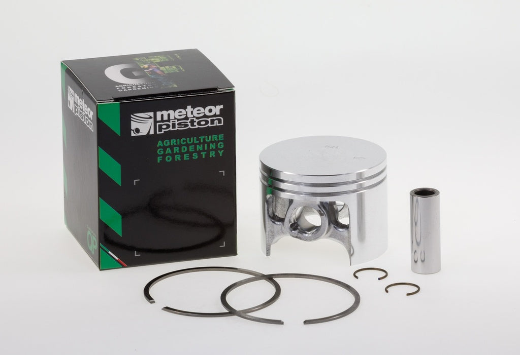 Meteor  piston kit 50mm - 12mm pin For STHL 044*, MS440 OEM part: 1128 030 2015 BLUESAWS