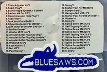 Load image into Gallery viewer, BLUESAWS 92IN1 Screws Bolts Nuts Clips Chain Tensioner Tank Vent Starter Kit For STHL chainsaws
