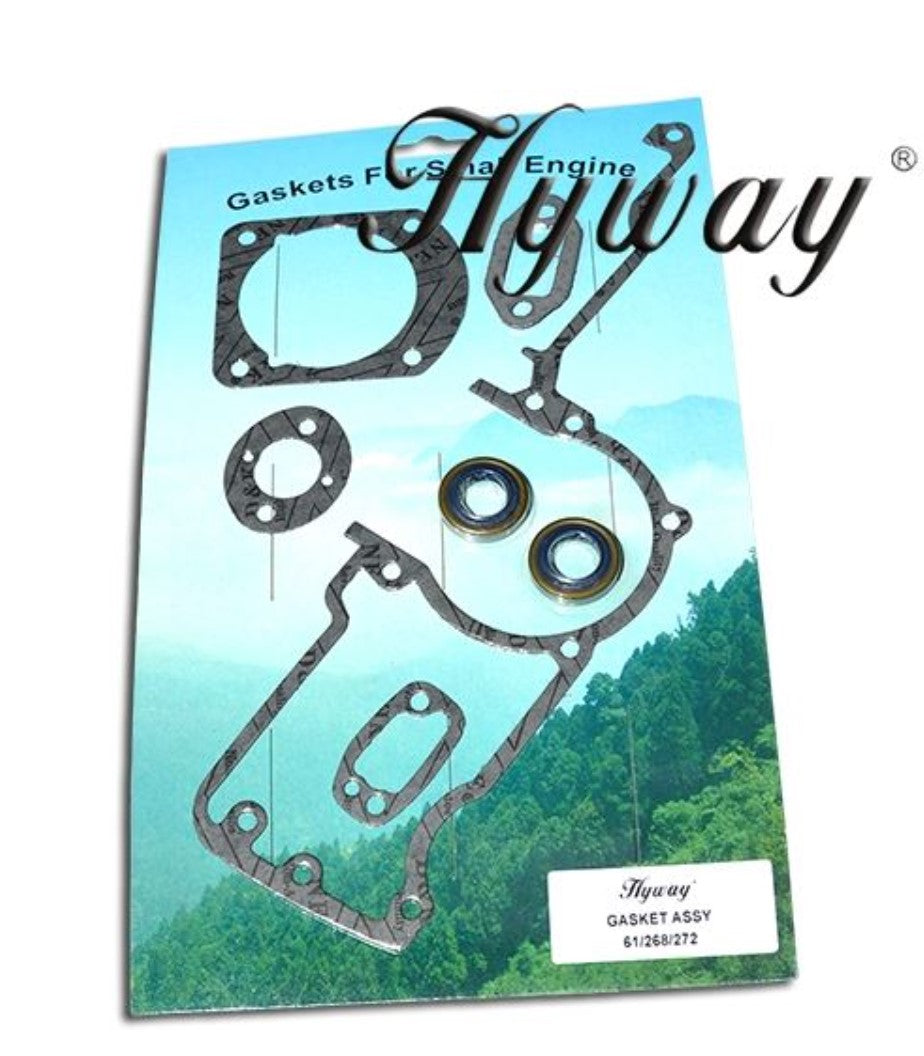 Hyway Gasket Set for HUSKY 272, 268, 61 OEM# 501-52-26-04 501522604 BLUESAWS