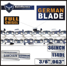 Load image into Gallery viewer, Bluesaws 36&quot; 114dl 3/8 .063 Full Chisel
