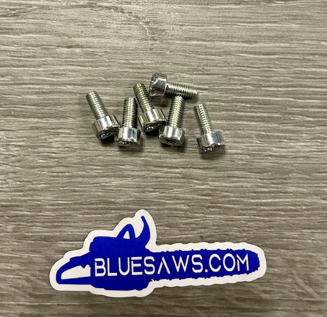 BLUESAWS 6 Pack T27 Spline Screw  M4X10 For Stihl OEM# 9022 341 0650