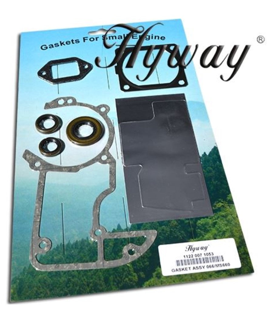 Hyway Gasket Set for STHL MS660, MS650, 066 OEM# 1122-007-1053 11220071053 BLUESAWS