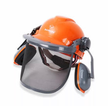 Load image into Gallery viewer, Holzfforma Hard Hat, with eye and ear protection.
