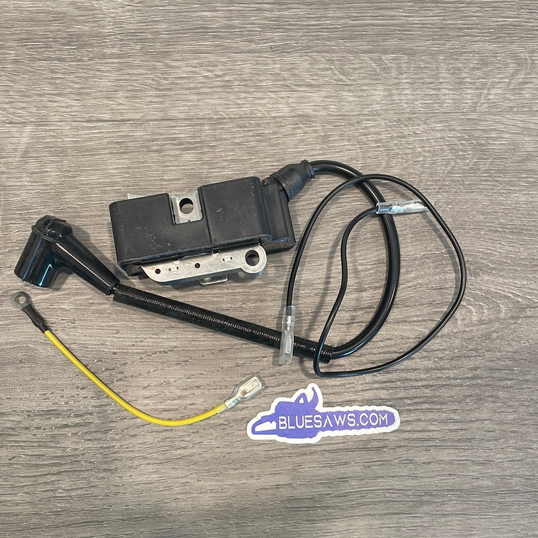 BLUESAWS Ignition Coil For HUSKY 340 345 346 350 351 353 357 359 362 365 371 372 372 XP 385 390  OEM# 537 81 27-01 537812701