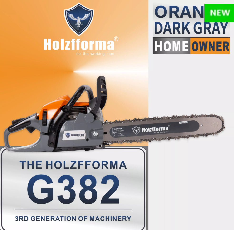 50.2cc Holzfforma G382 Chainsaw Power head Only All Parts Are Compatible With HUS 450 BLUESAWS