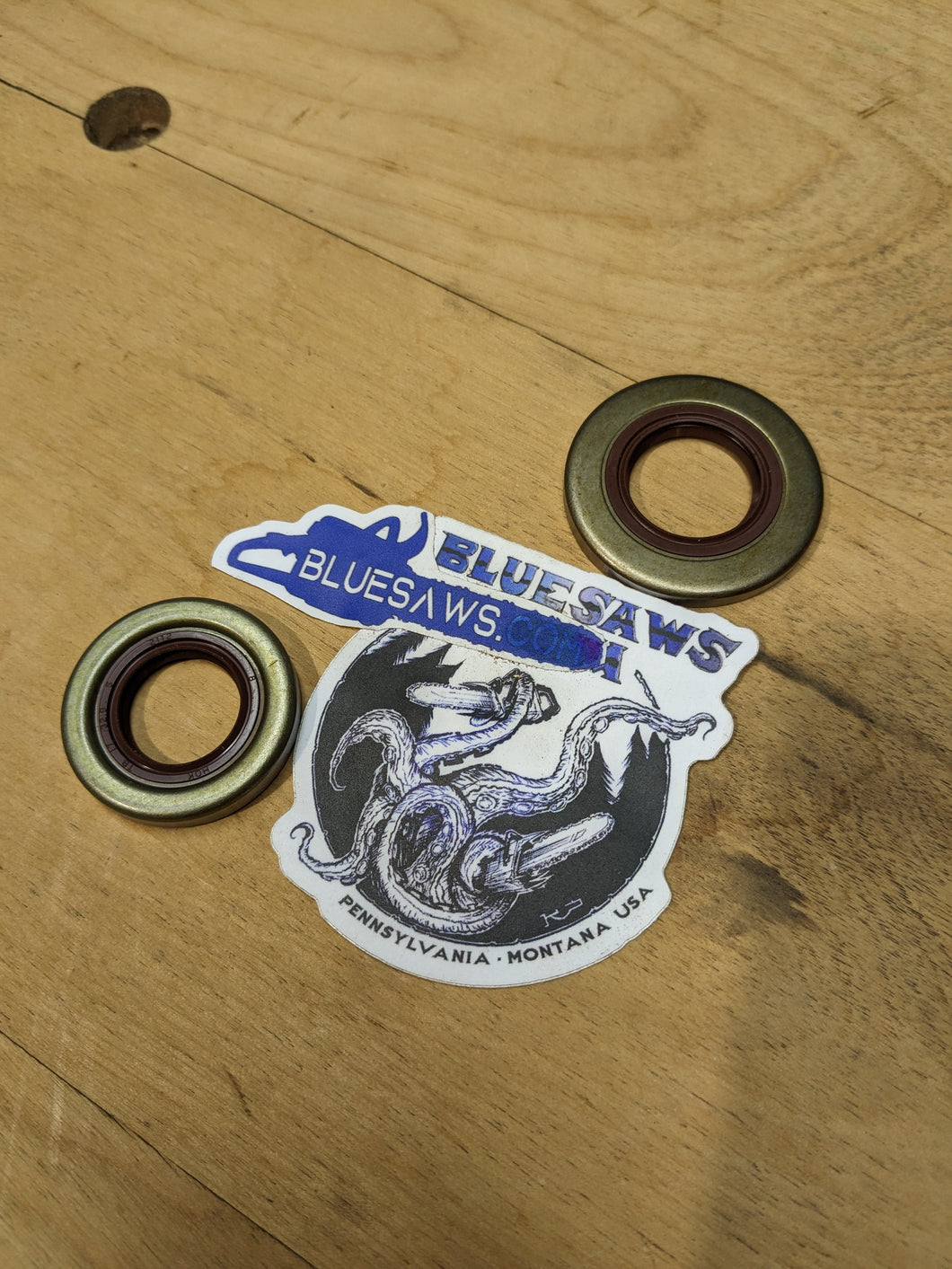 BLUESAWS 1-Set Oil Seals Viton Fluoro Rubber For MS880 088 Chainsaw OEM# 9640 003 1855, 9640 003 2250
