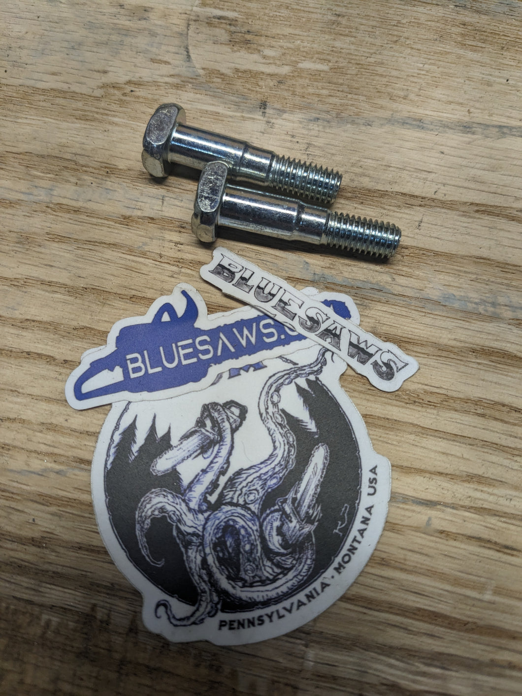 BLUESAWS- For Husqvarna Two(2)  362 365 371 372 372xp Collar screw bar stud Replace OEM 501 81 57-01 501 81 57-02 501815701 501815702