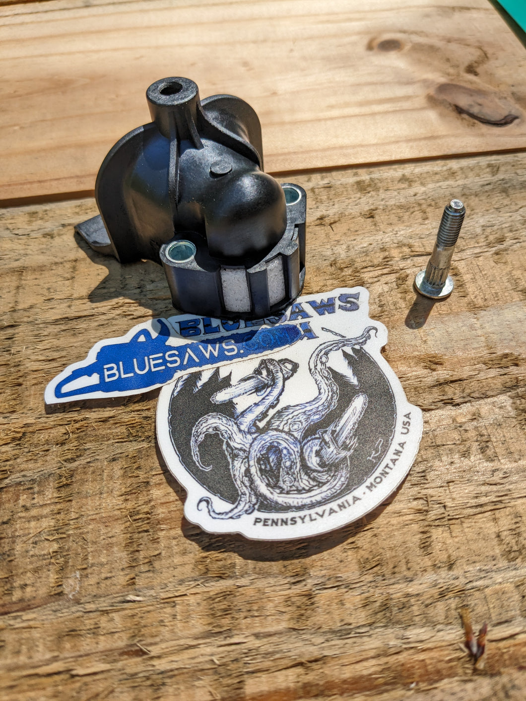 BLUESAWS Baffle WITH Collar Screw Compatible With STHL Chainsaw MS341 MS361  OEM# 1135 120 4100