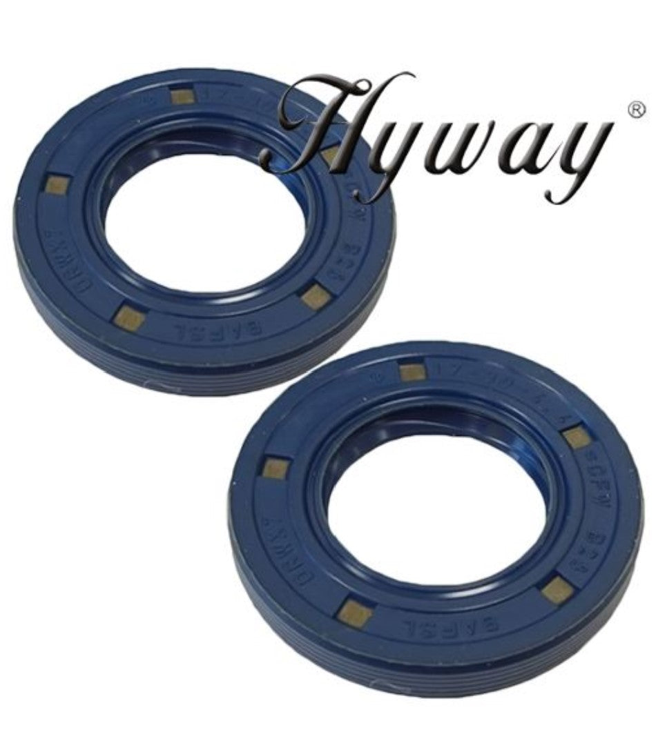 HYWAY Oil Seal 17x30x4.4, 2pcs for STHL MS290, MS390 OEM# 9639-003-1743 BLUESAWS