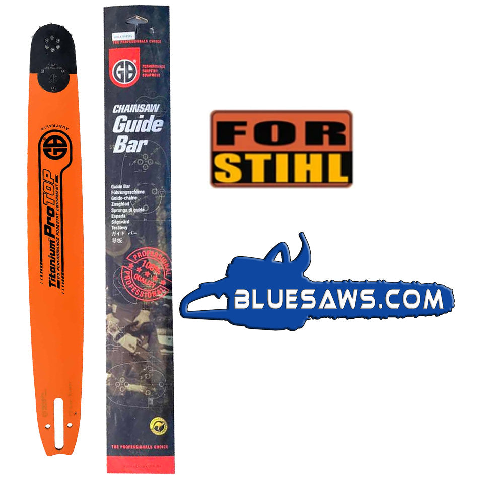 GB Titanium ® ProTOP ™ Professional Chainsaw Bar Sthl 25