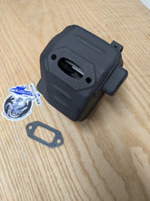 Load image into Gallery viewer, BLUESAWS Muffler with Side Port Screen and Gasket for HUSKY 394 394XP 395 395XP OEM# 503 71 13 05
