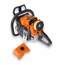 Load image into Gallery viewer, BLUESAWS - 71cc Holzfforma® Orange Dark Gray G444 Gasoline Chain Saw Power Head 3/4 wrap Without Guide Bar and Chain
