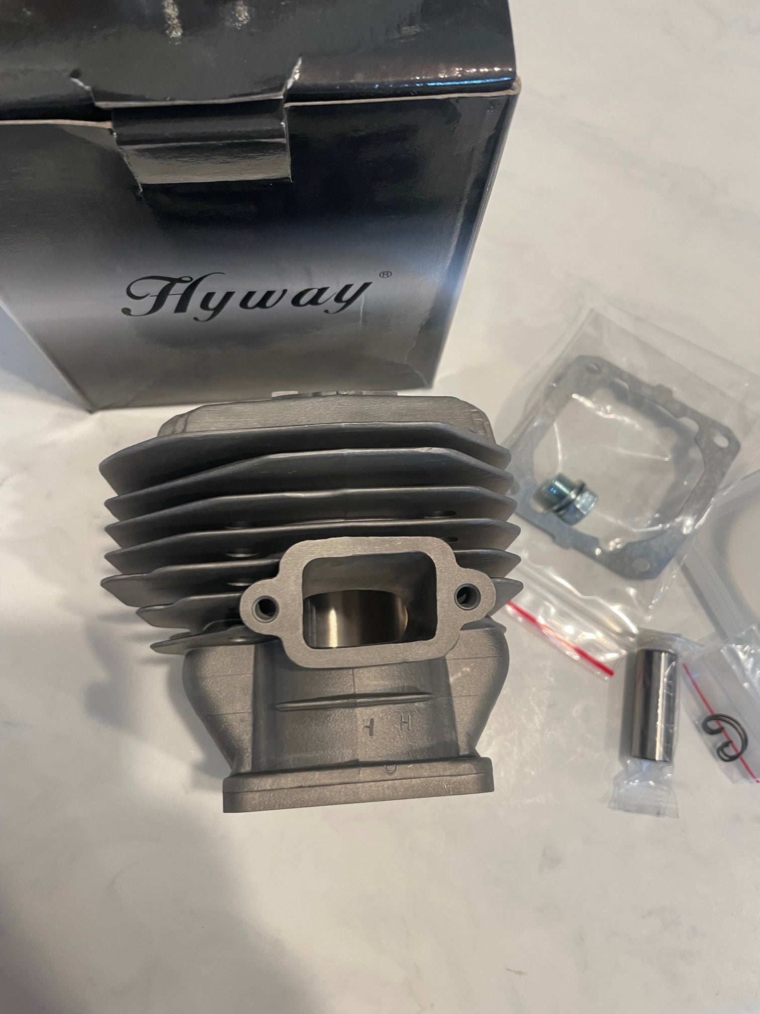 FOR HUSQVARNA 395 BIG BORE POP UP 58 MM PISTON KIT #537137671 by HYWAY FOR HUSQVARNA 395 BIG BORE POP UP 58 MM PISTON KIT #537137671 by HYWAY